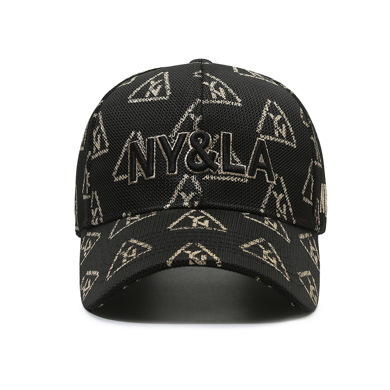 NY&LA三角标网帽
